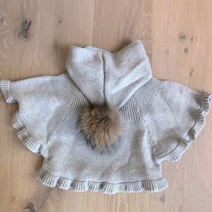 Girls Foque sweater poncho